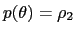 $ p(\theta)=\rho_{2}$
