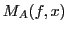$ M_{A}(f,x)\ $