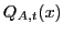 $\displaystyle Q_{A,t}(x)$