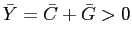 $ \bar{Y}=\bar{C}+\bar{G}>0$