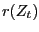 $ r(Z_{t} )$