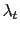 $ \lambda_{t}$