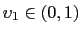 $ \upsilon_{1}\in(0,1)$
