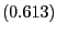 $ (0.613)$