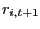 $ r_{i,t+1}$