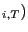 $ _{i,T})$