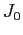 $ J_{0}$