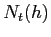 $ N_{t}(h)$