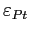 $ \varepsilon _{Pt}$