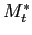 $ M^{*}_t$