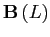 $ \mathbf{B}\left( L\right) $