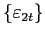 $ \left\{ \varepsilon_{2t}\right\} $