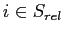 $ i\in S_{rel}$