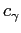 $ c_{\gamma}$