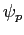 $ \mathbf{\psi}_{p}$