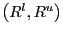 $ \left( R^{l},R^{u}\right) $
