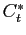 $ C_{t}^{\ast}$