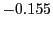 $ -0.155$