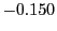 $ -0.150$