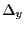 $ \Delta_{y}$