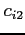 $c_{i2}$