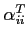 $\alpha_{ii}^T$