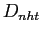 $ D_{nht}$