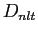 $ D_{nlt}$
