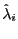 $ \hat{\lambda}_{i} $
