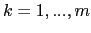 $ k=1,...,m $