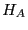 $\displaystyle H_{A}$