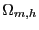 $ \Omega_{m,h}$