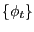 $ \{\phi_{t}\}$