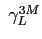 $ \ \gamma_{L}^{3M}$