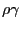 $ \rho\gamma$