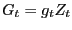 $ G_{t}=g_{t}Z_{t}$