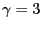 $ \gamma=3$