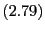 $ \left( 2.79\right) $