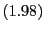 $ \left( 1.98\right) $
