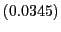 $ \left( 0.0345\right) $
