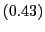 $ \left( 0.43\right) $