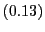 $ \left( 0.13\right) $