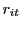 $\displaystyle r_{it}$