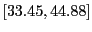 $ [33.45,44.88]$