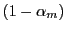 $ (1-\alpha_{m})$
