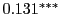$ 0.131^{\ast\ast\ast}$