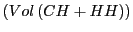 $ \left( Vol\left( CH+HH\right) \right) $