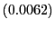 $ (0.0062)$