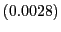 $ (0.0028)$