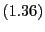 $ \left( 1.36\right) $